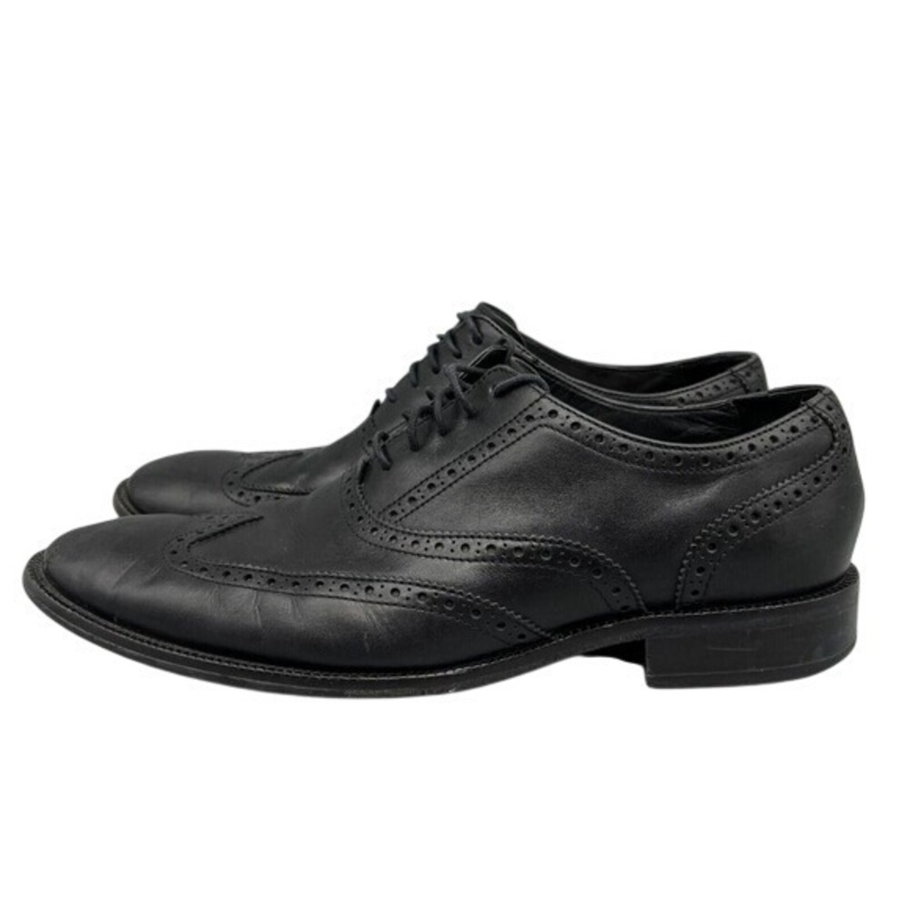 Cole Haan‎ Shoes Mens 11 Black Leather Modern Classics Wingtip Oxfords Business